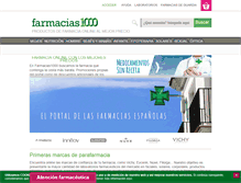 Tablet Screenshot of farmacias1000.com